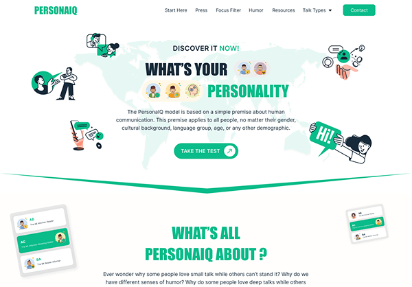 PersonaIQ – Figma UI design